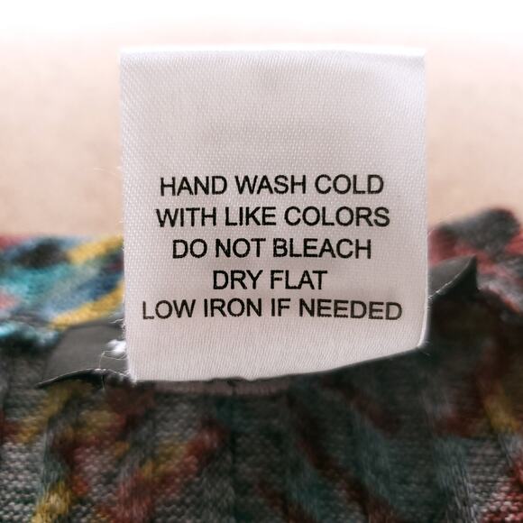 Travel Elements Tunic Women’s S Multicolor 3/4 Sleeve Stretch Asymmetrical Boho - Picture 7 of 9